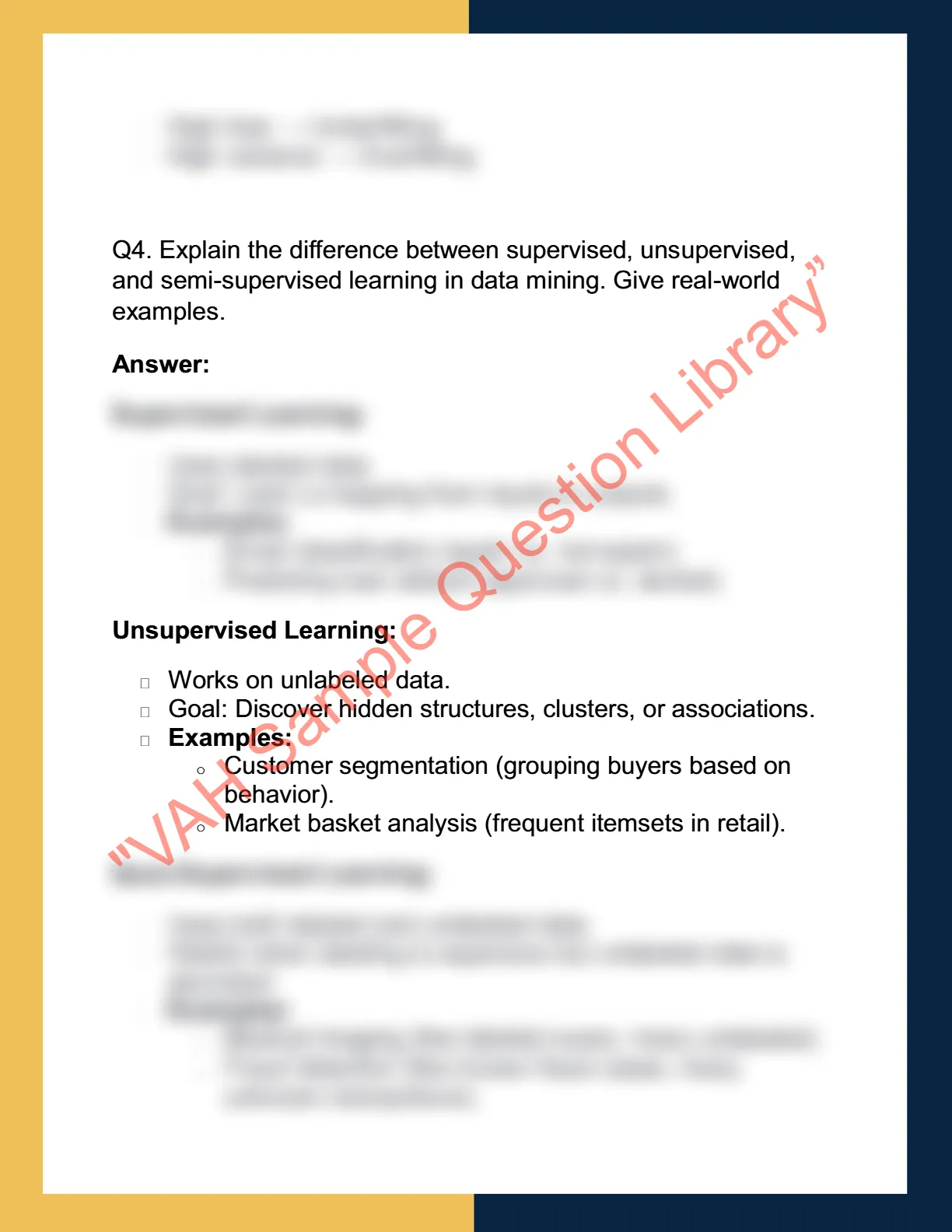 COMP 7620 – Data Mining and Predictive Models 4